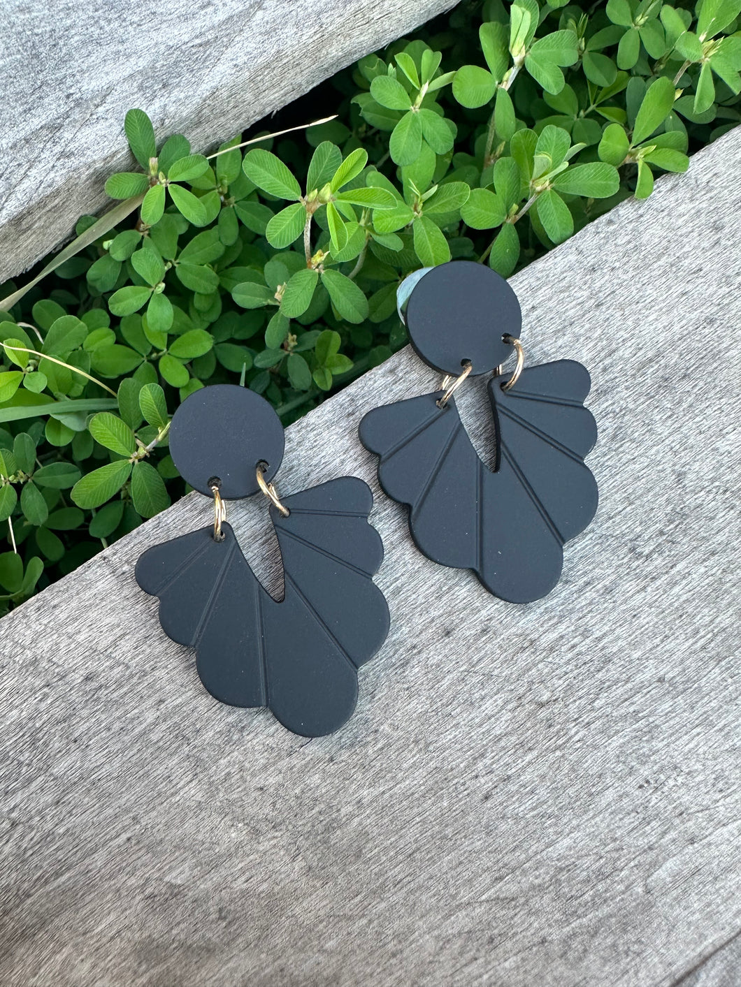 Black Princess Drop Earrings