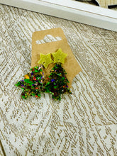 Load image into Gallery viewer, Christmas in the Stars Earrings