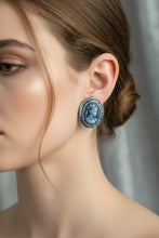 Load image into Gallery viewer, Large Cameo Stud Earrings