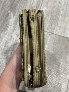 G Money Wallet & Crossbody in Gold