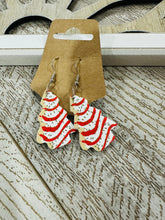 Load image into Gallery viewer, Dangling Little Debbie Cake Earrings