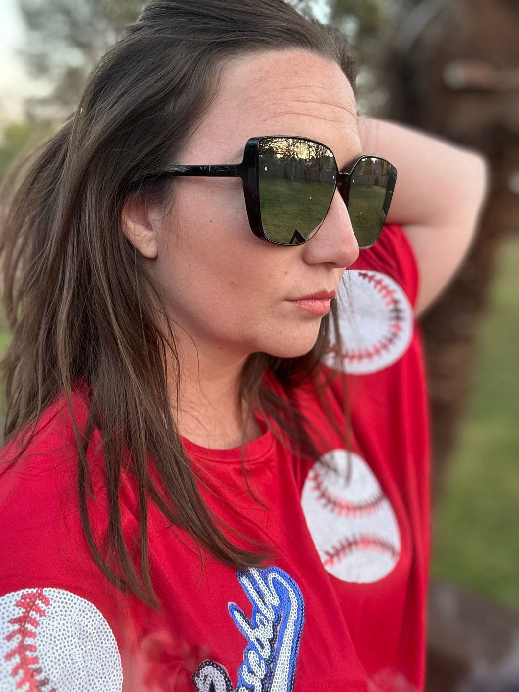 Oversized Cat Eye Sunglasses