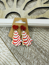 Load image into Gallery viewer, Dangling Little Debbie Cake Earrings