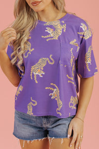 Tigers on the Prowl Pocket Tee