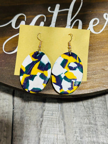 All Around Mardi Gras Earrings