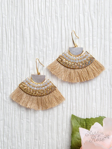 On a Safari Tassel Earrings