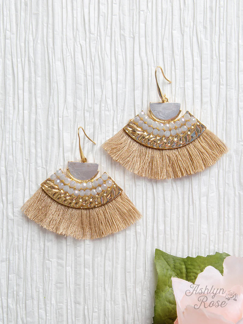 On a Safari Tassel Earrings