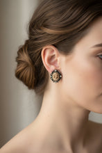 Load image into Gallery viewer, Small Cameo Stud Earrings