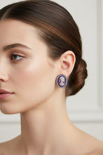 Load image into Gallery viewer, Large Cameo Stud Earrings