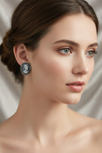 Load image into Gallery viewer, Large Cameo Stud Earrings