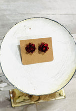 Load image into Gallery viewer, Christmas bow studs