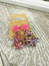 Load image into Gallery viewer, Christmas in the Stars Earrings