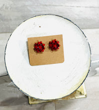 Load image into Gallery viewer, Christmas bow studs