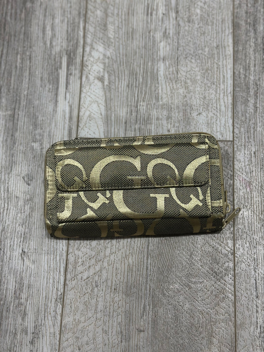 G Money Wallet & Crossbody in Gold