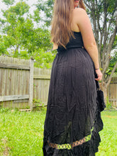 Load image into Gallery viewer, Peeping in Black Dress