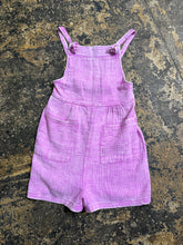 Load image into Gallery viewer, Bright Mauve Acid Wash Romper