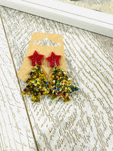 Load image into Gallery viewer, Christmas in the Stars Earrings