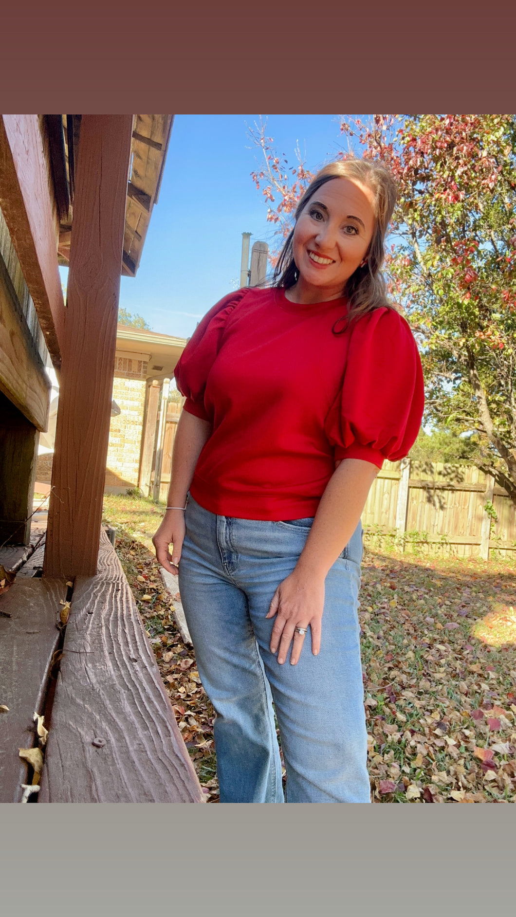 Big BOWED in Red Top