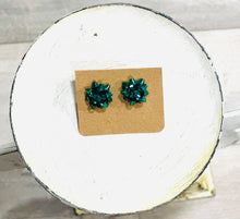 Load image into Gallery viewer, Christmas bow studs
