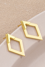 Load image into Gallery viewer, Gold Diamond Stud Earrings
