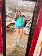Load image into Gallery viewer, Turquoise Dream Boxy Crop