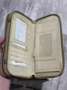 G Money Wallet & Crossbody in Gold