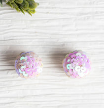 Load image into Gallery viewer, SPARKLE IN YOUR EYES SEQUINS STUD EARRINGS