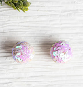 SPARKLE IN YOUR EYES SEQUINS STUD EARRINGS
