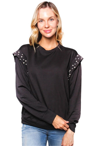 Show Me the Pearls in Black Top