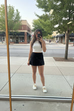 Load image into Gallery viewer, Black Wrap Skort