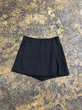 Load image into Gallery viewer, Black Wrap Skort