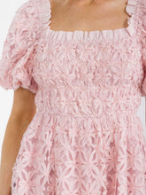 Load image into Gallery viewer, Puffed in Pink Floral Dress