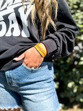 Load image into Gallery viewer, Pitch Please Softball Stitching Bracelet