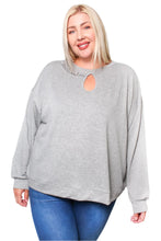 Load image into Gallery viewer, Chained in Gray Sweater