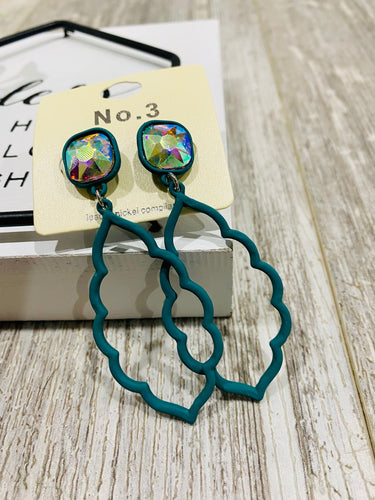 Turquoise Blue Greta Earrings