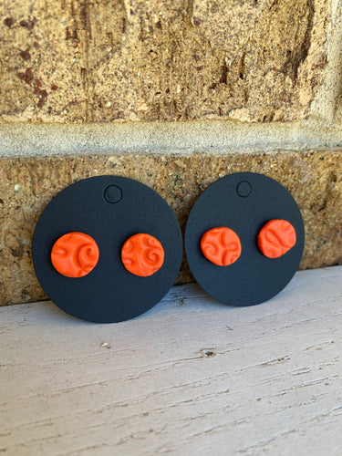 Orange You Glad Clay Studs