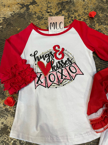 Hugs and hugs raglan