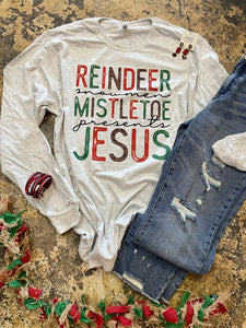 Jesus list long sleeve