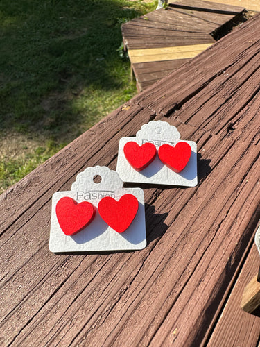 Little Red Riding Wood Stud Earrings