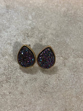 Load image into Gallery viewer, Teardrop druzy earrings