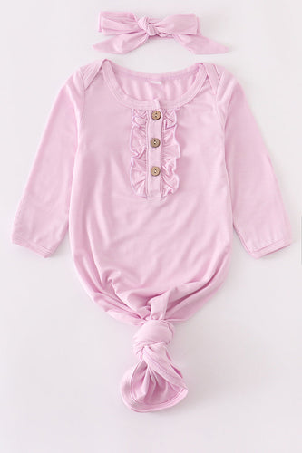 Lilac baby gown