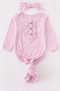 Lilac baby gown
