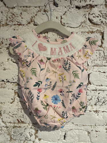 Smocked I love mama bubble