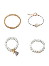 Load image into Gallery viewer, Marble Around the World Stack Bracelet