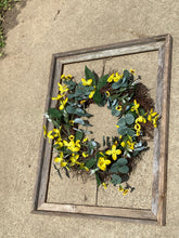 Load image into Gallery viewer, Sunflowers &amp; Wood Frame