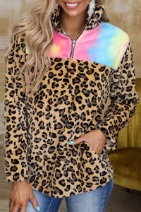 Leopard & Tie Dye Pullover